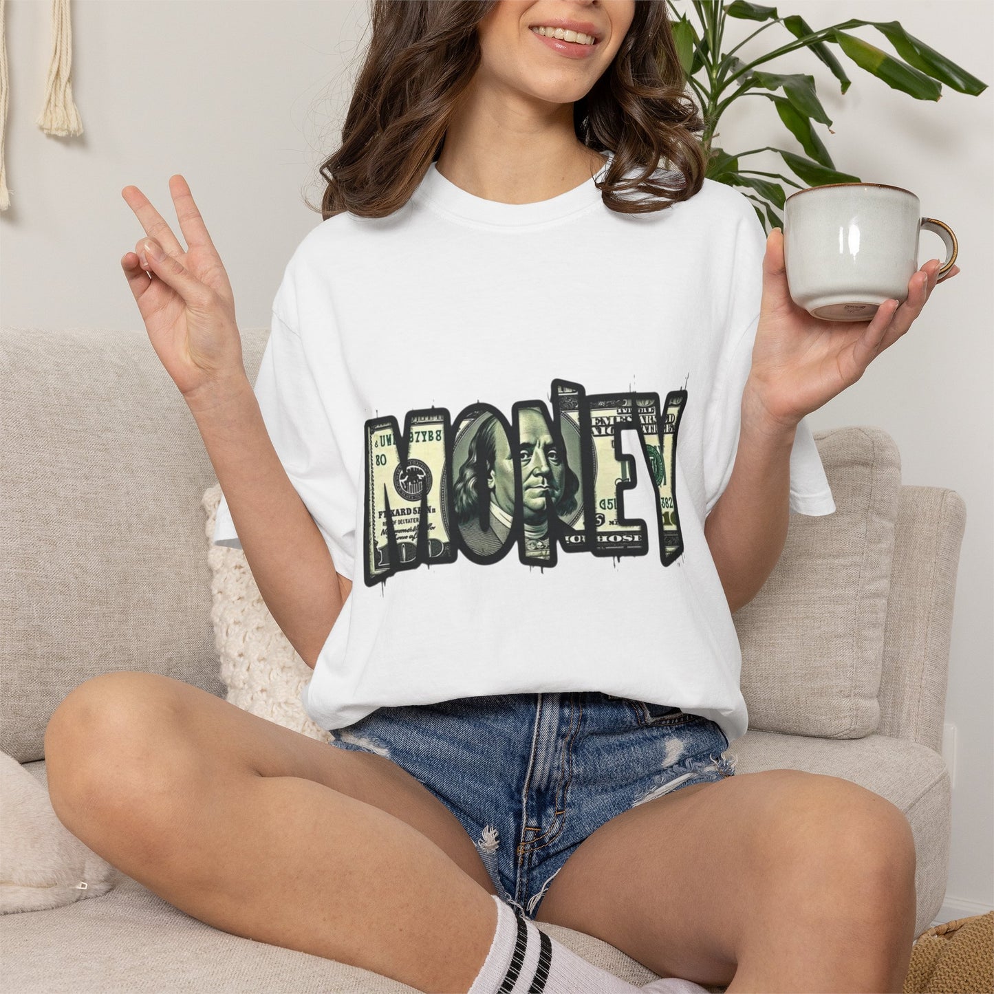 Looney Tunes Money Graphic T-Shirt — Bugs, Daffy & Taz Retro Cartoon Tee