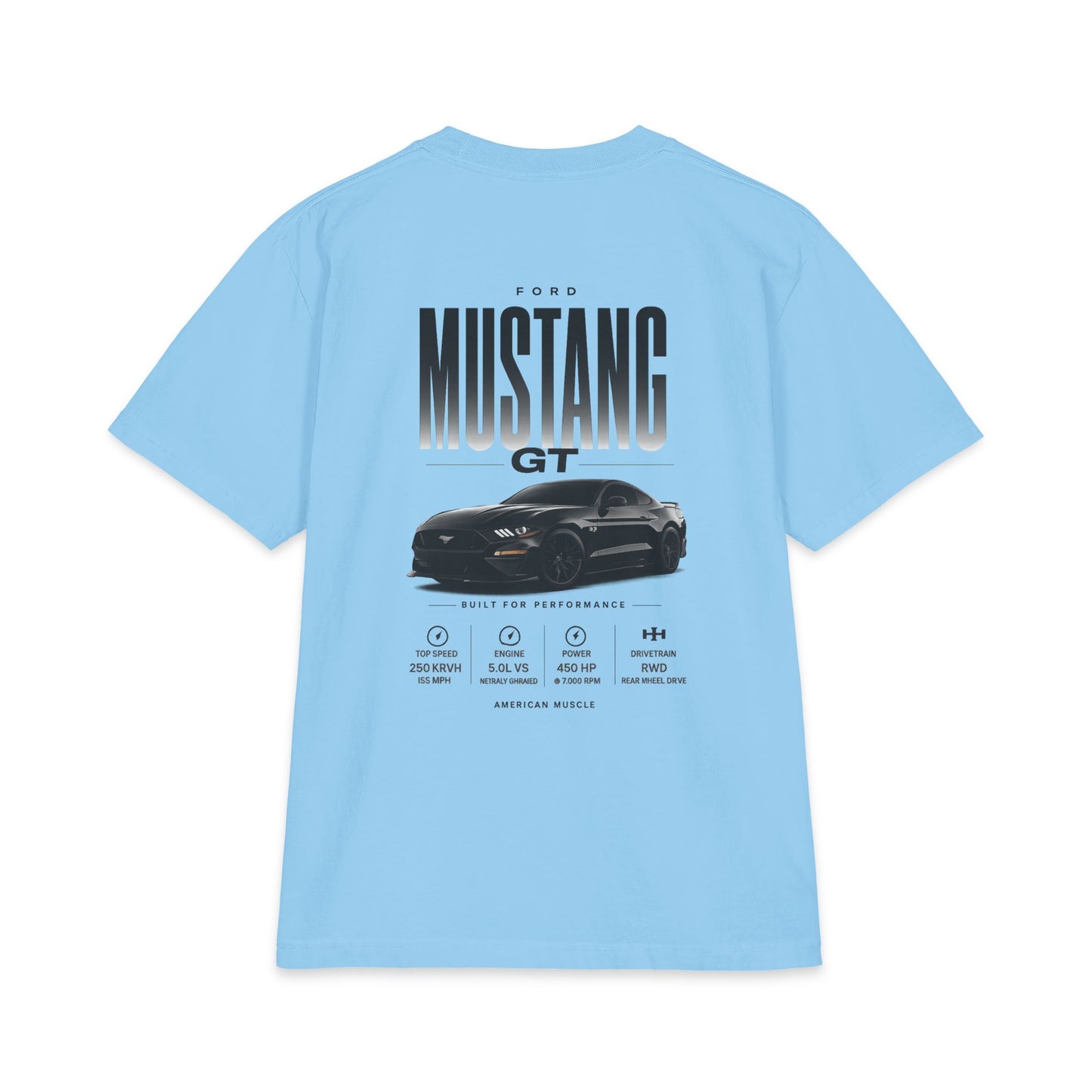 Mustang GT T‑Shirt — Classic & Modern Mustang Car Tee