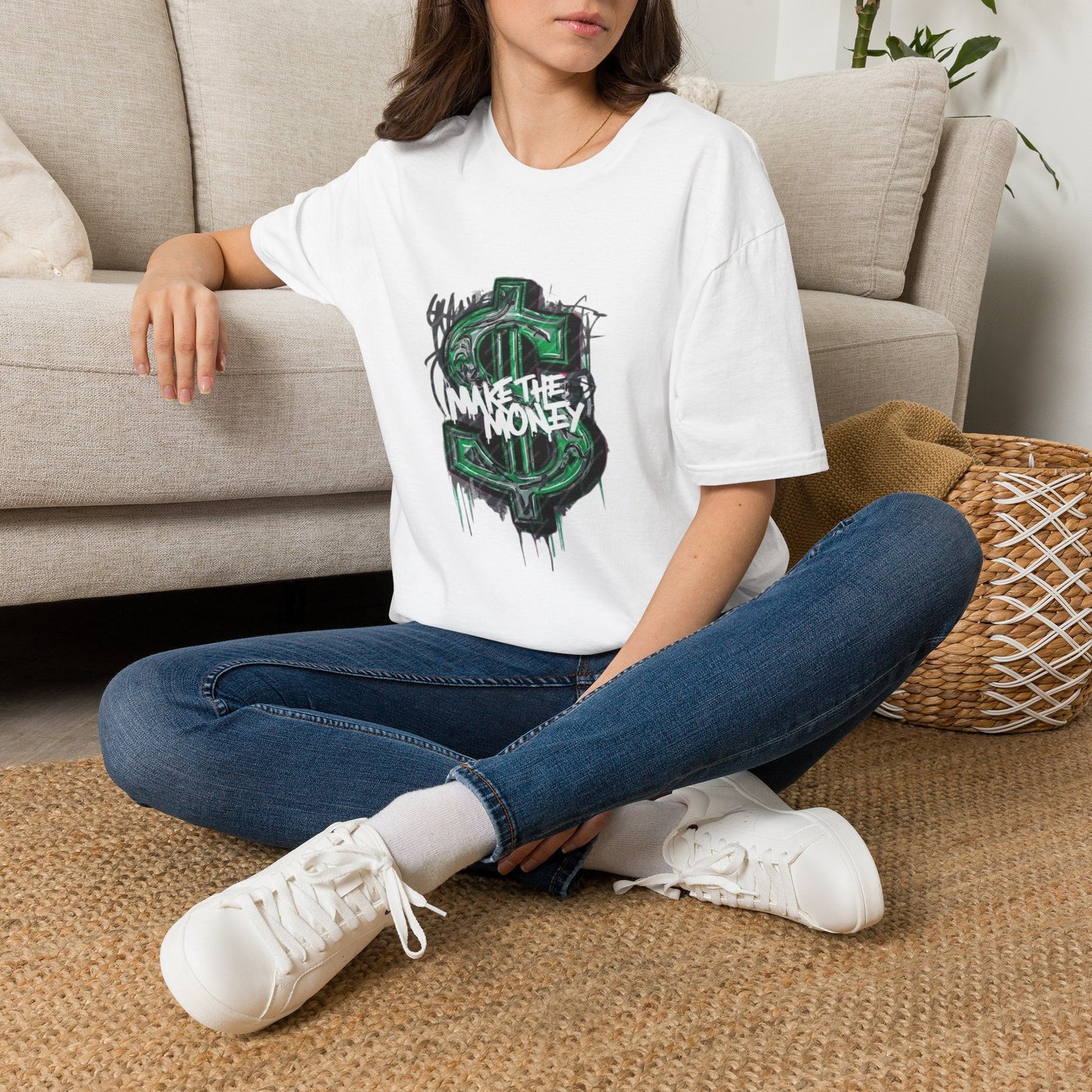 Make The Money Graphic T-Shirt — Streetwear Dollar Sign Design
