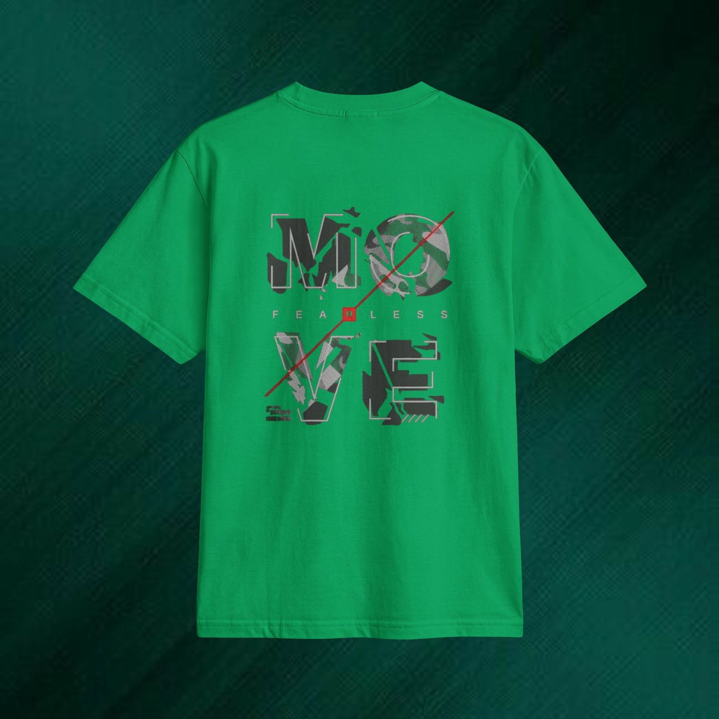 Motivational 'Move Up' Active Tee — Fearless Workout T-Shirt