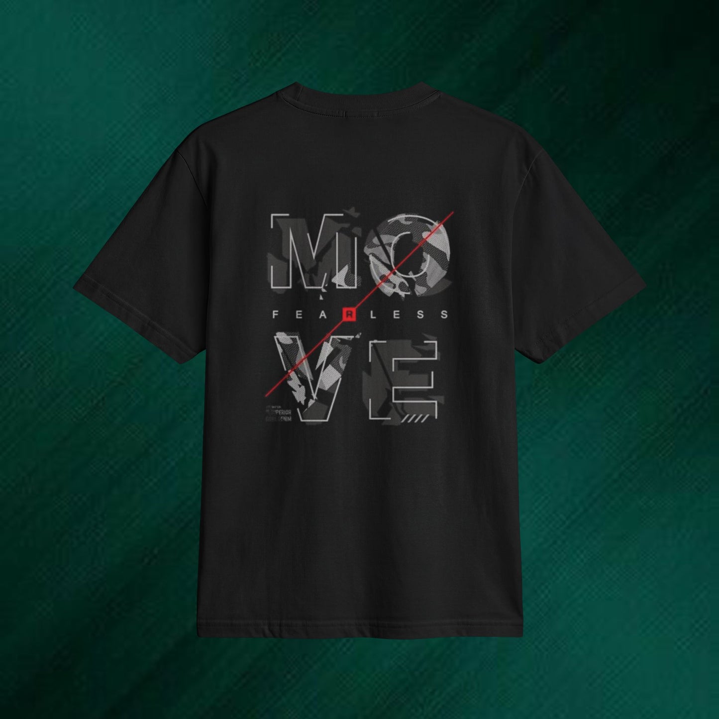 Motivational 'Move Up' Active Tee — Fearless Workout T-Shirt