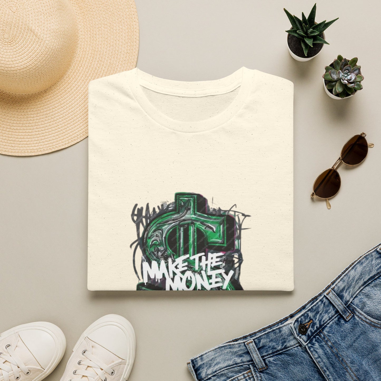Make The Money Graphic T-Shirt — Streetwear Dollar Sign Design