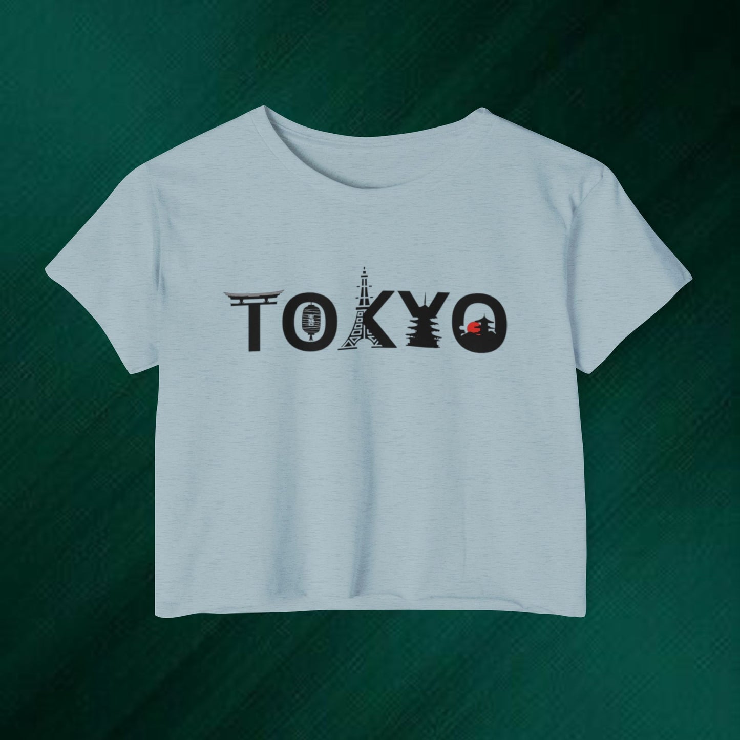 Tokyo Graphic Crop Top — Women's Festival Tee