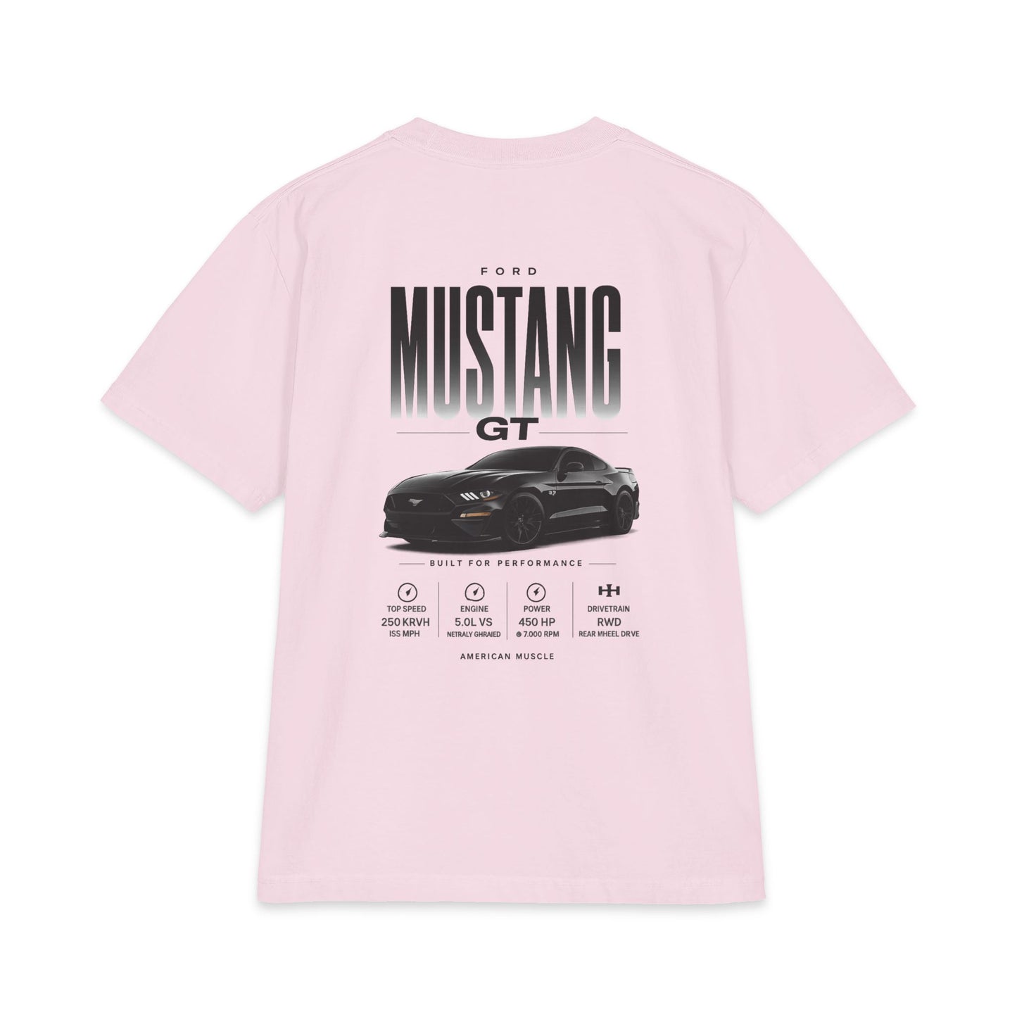 Mustang GT T‑Shirt — Classic & Modern Mustang Car Tee