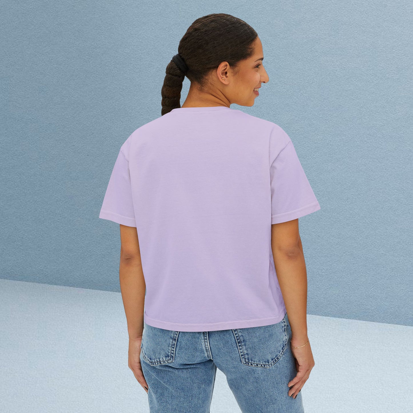 Relax Bear Women's Boxy Tee — Cute 'Relax' Graphic Casual Crop T‑Shirt