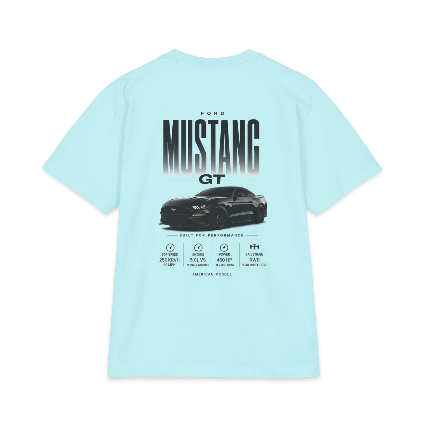 Mustang GT T‑Shirt — Classic & Modern Mustang Car Tee