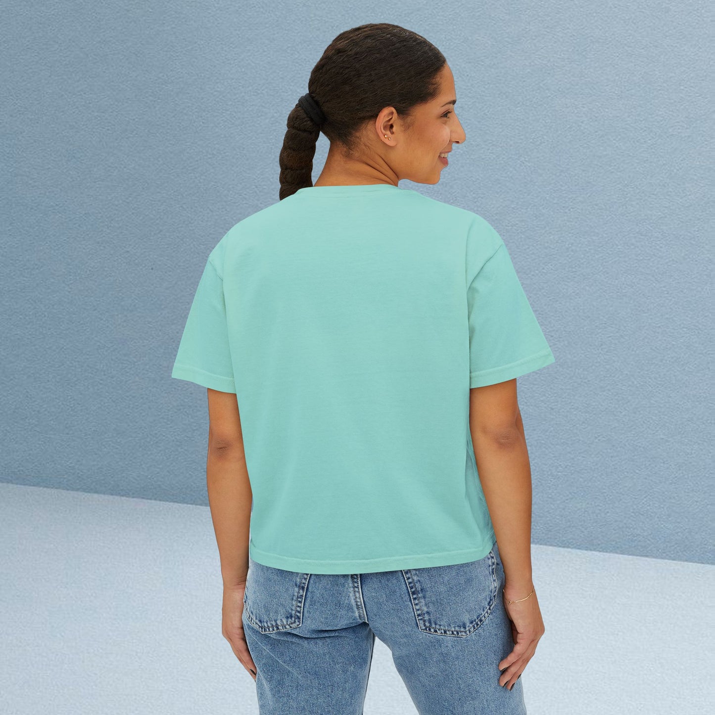 Relax Bear Women's Boxy Tee — Cute 'Relax' Graphic Casual Crop T‑Shirt