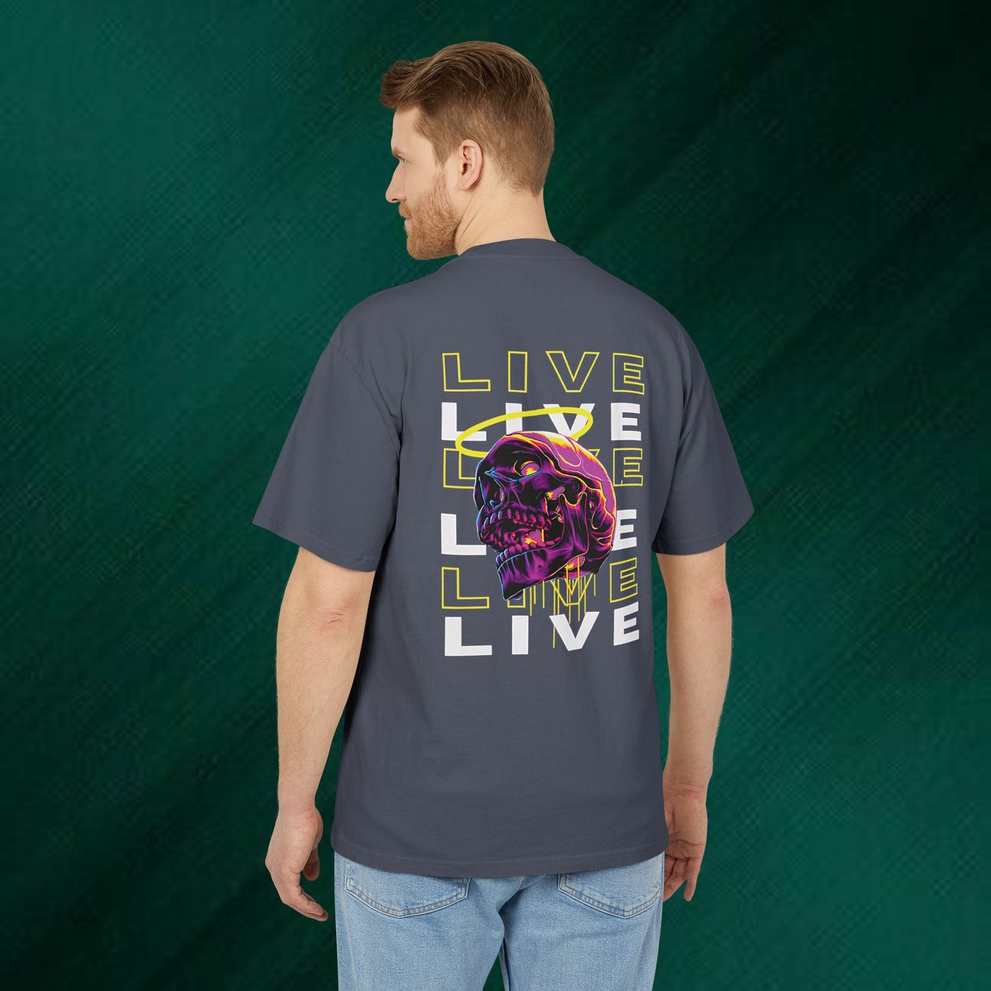 Live Love Flower Tee — Vintage Faded Graphic T-Shirt