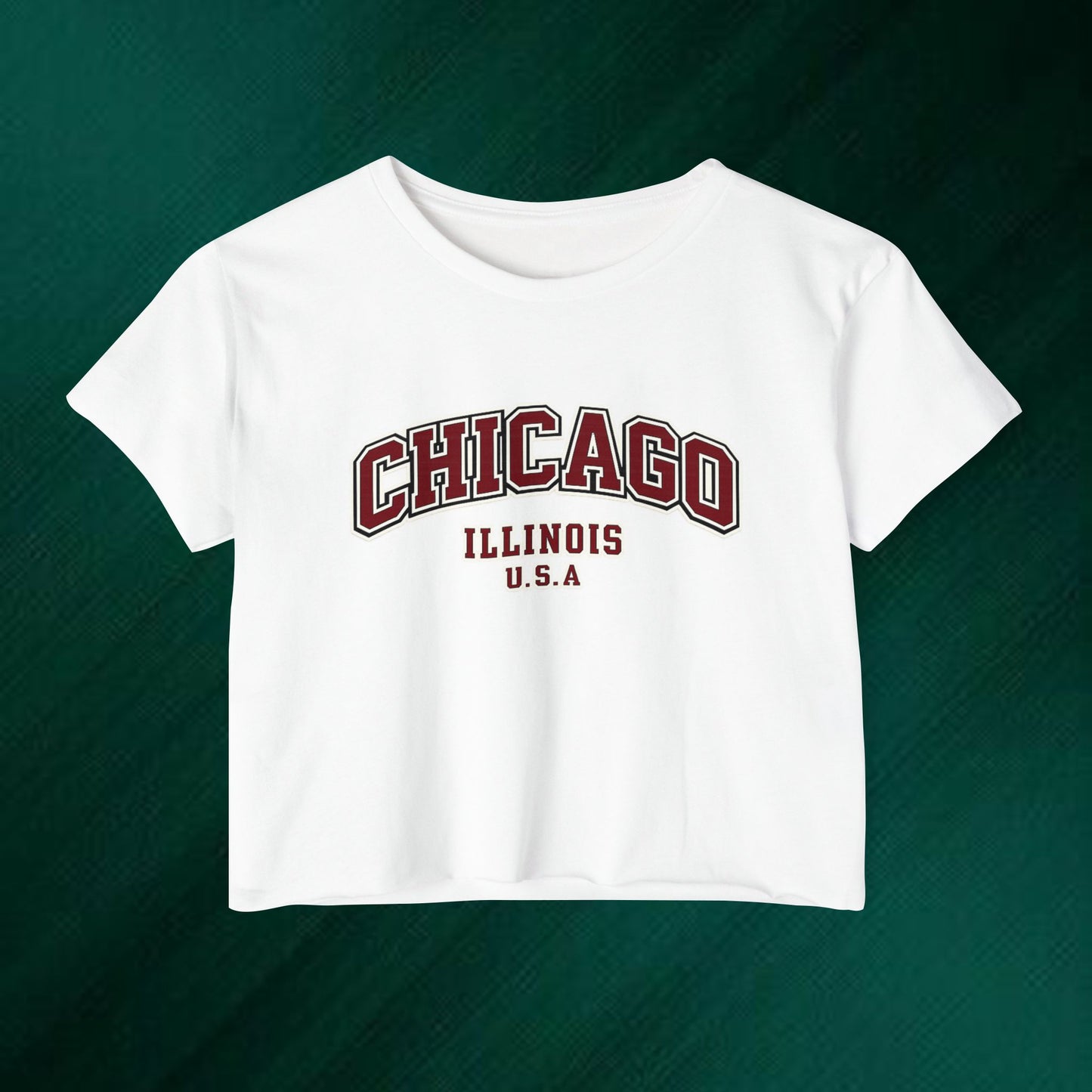 Chicago Illinois Crop Top — Women's Festival City Tee
