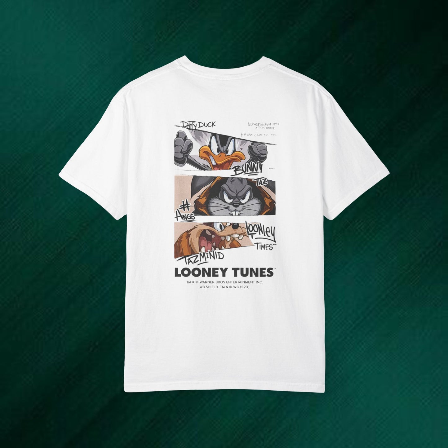 Looney Tunes Money Graphic T-Shirt — Bugs, Daffy & Taz Retro Cartoon Tee