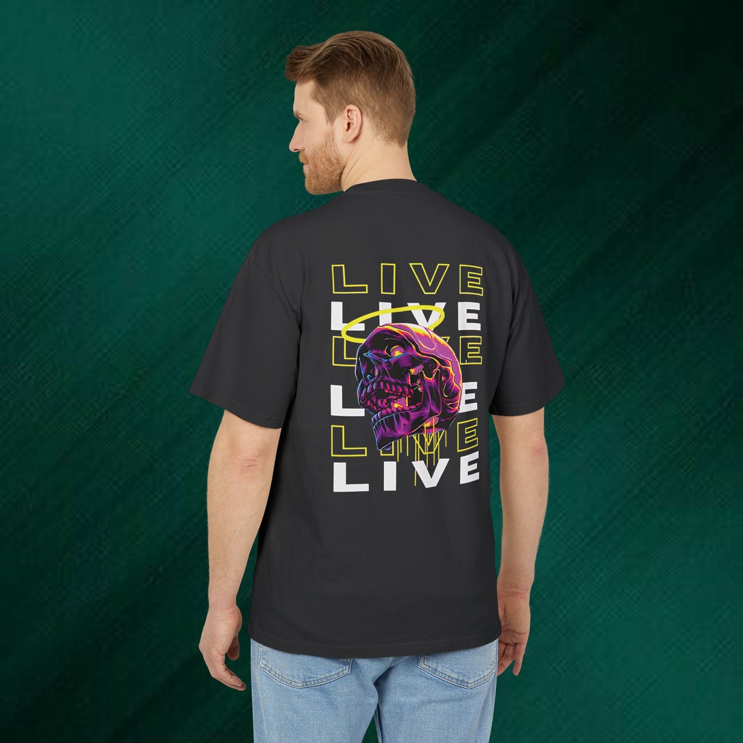 Live Love Flower Tee — Vintage Faded Graphic T-Shirt