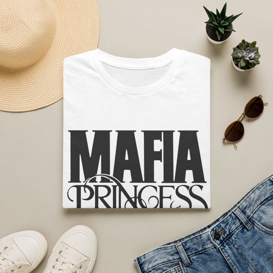 Mafia Princess T‑Shirt — Bold Vintage Script Graphic Tee for Women