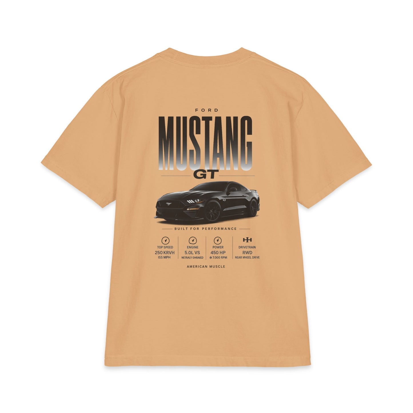 Mustang GT T‑Shirt — Classic & Modern Mustang Car Tee